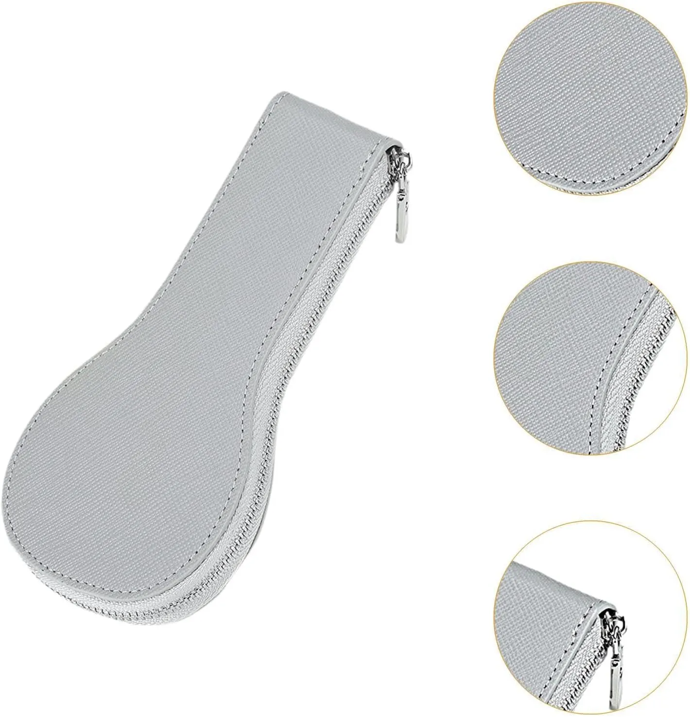 Watch Box Pouch Holder, Grey Travel Watch Case Single Slot Watch Case Accessories Suede Velvet Watch Organizer Dustproof lizard Single 