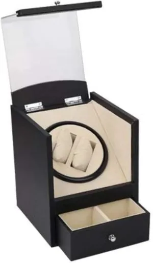 Watch BoxPresent Automatic hereditary convene Watch Winder Watch Winder Shaker Automatic Mechanical Watch Rotary Wedge Wobbler Elevation Meter Upper Chain Box Watch Box 
