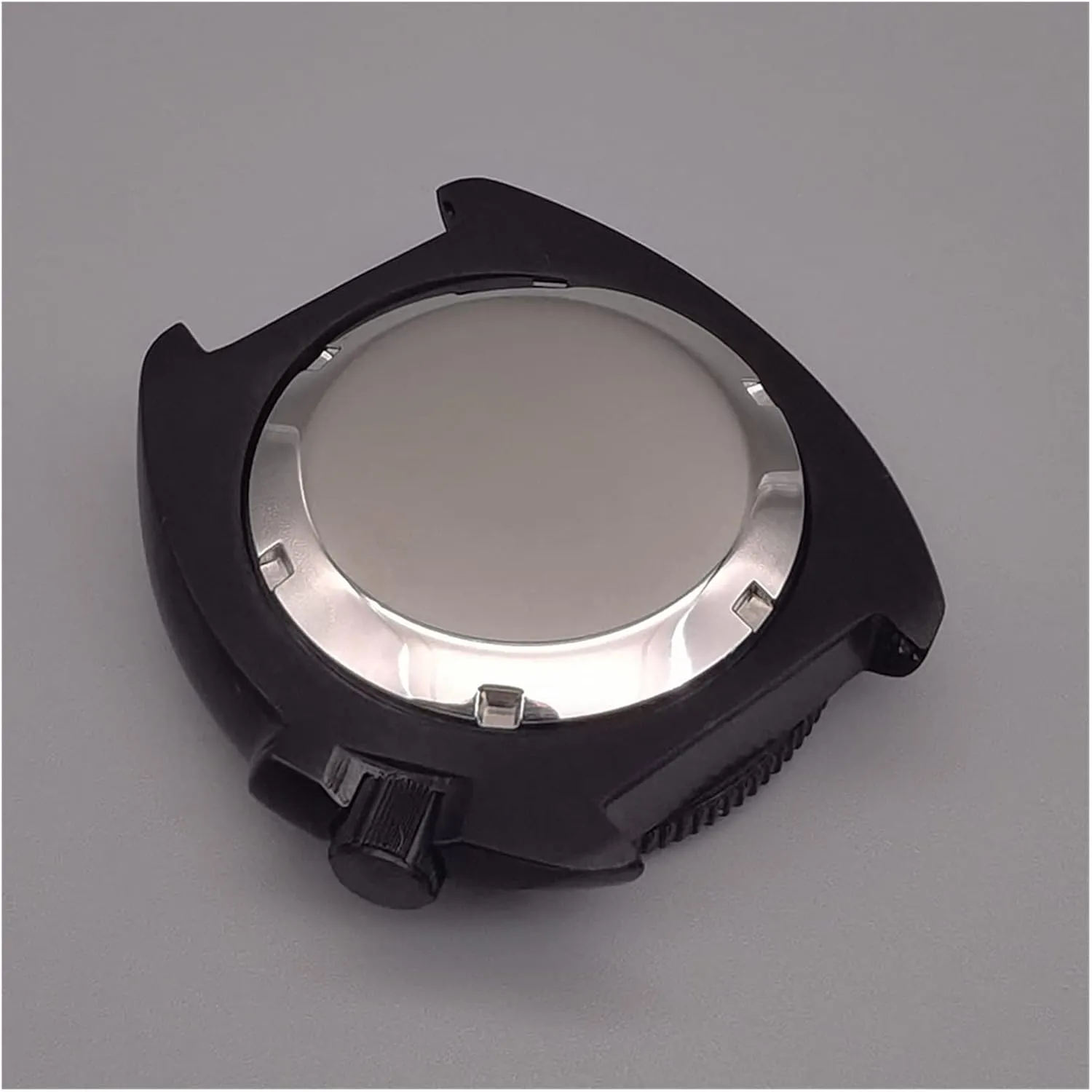 watch case Black Watch Case 20ATM WaterProof Solid Transparent Bottom Cover Compatible With Seiko pastel emergence vole estimate prescribe chapel NH35 NH36 Automatic Movement Dive Watch 
