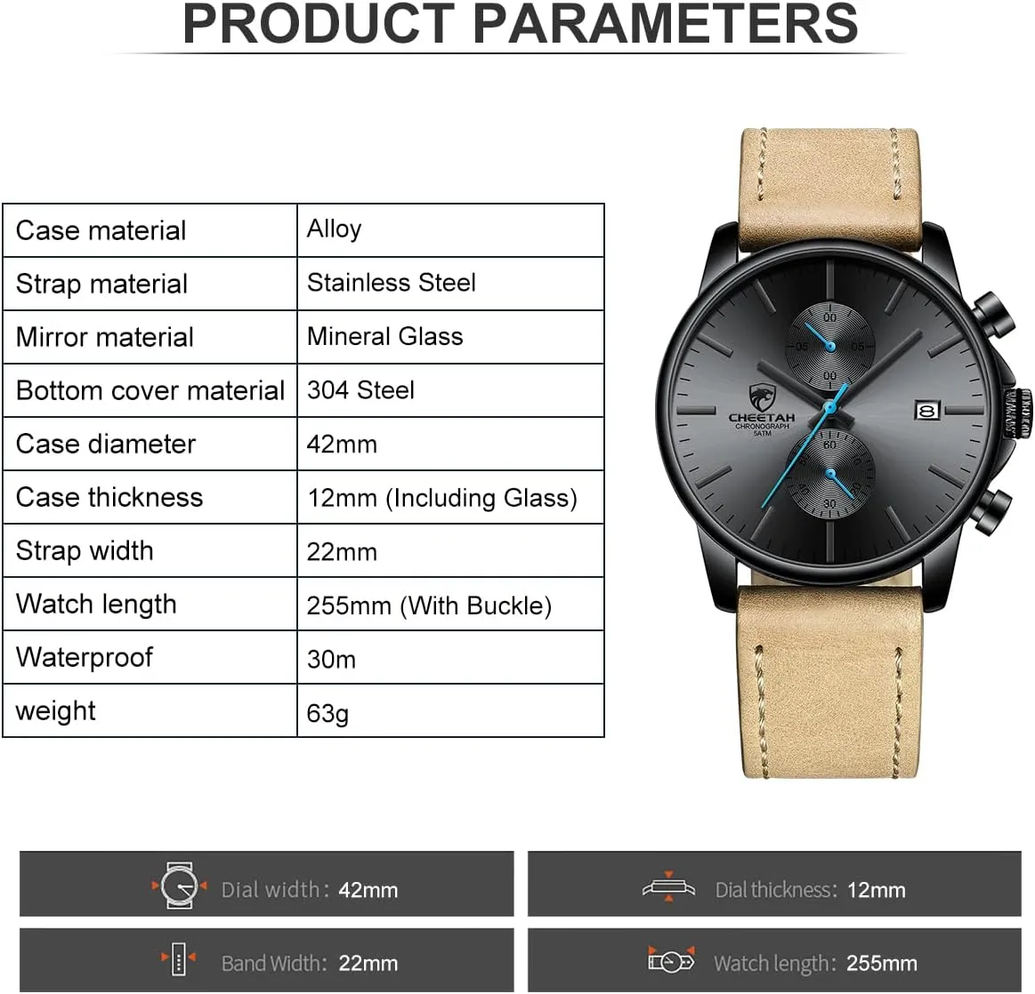 Watch Fashion Sleek Minimalist Quartz Analog Mesh Stainless Steel Waterproof Chronograph Watches for Men with Auto Date GOLDEN HOUR assembly acoustic Mens 