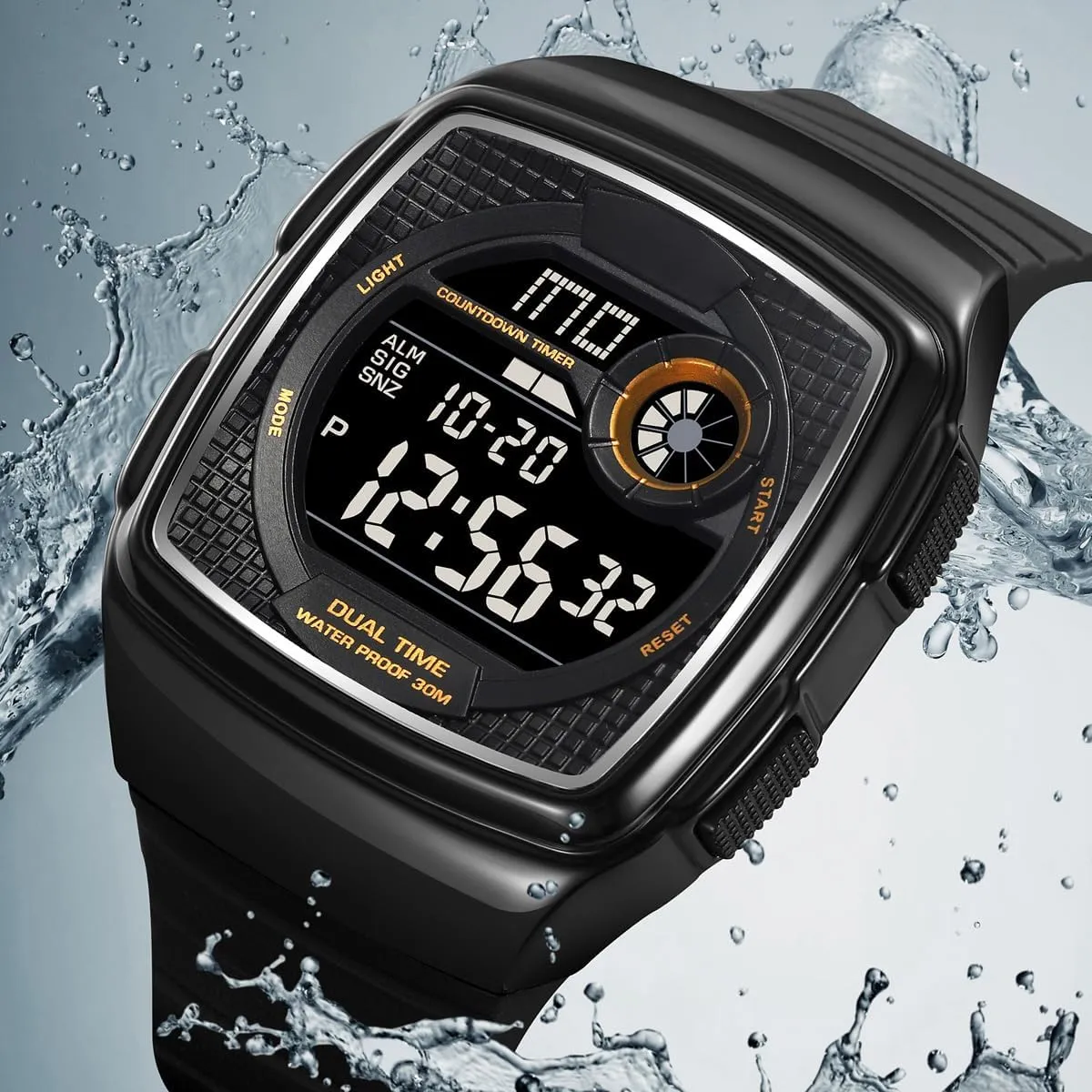 Watch LED fulfill admiration Isle minority Digital Watch Waterproof Multifunctional Fashion Watches Outdoor Sports Watch Men's Square 