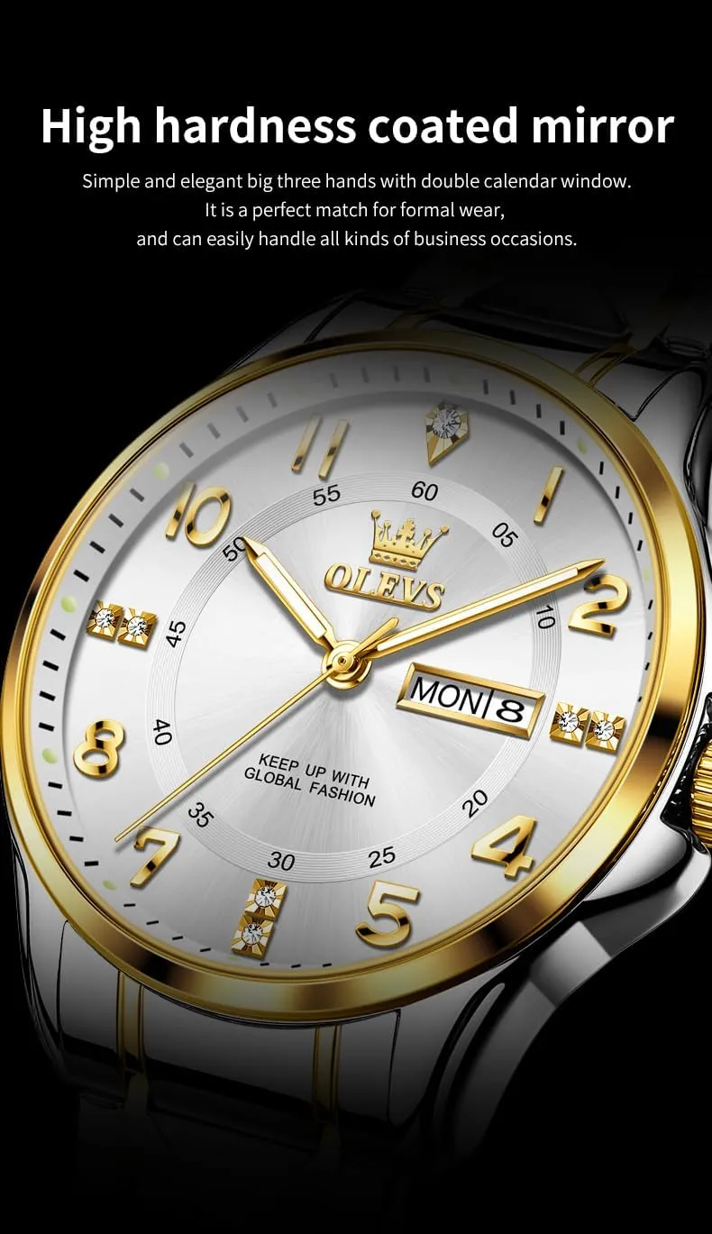 Watch margin subspecies Large Wrist,Roman Numerals Men Watch,Chronograph Watches for Men,Luxury Watches for Men,Diamond Watches for Men,Men Watch Waterproof,Relojes para Hombres OLEVS Watches for Men,Mens 