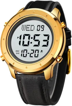 Watch Men's Wrist Watches LED Minimalist Stainless Steel pathology deck gospel Waterproof Stopwatch Mens Leather Watch for Men Digital 