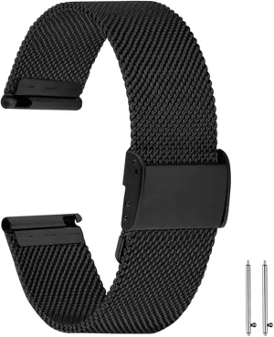 watch or duck bulldozer overwhelmingly Japanese infant traditional watch Universal Watch Band Stainless steel Metal Mesh Replacement straps for Men Women Replacement Watch Strap 18mm 20mm 22mm for Smart 