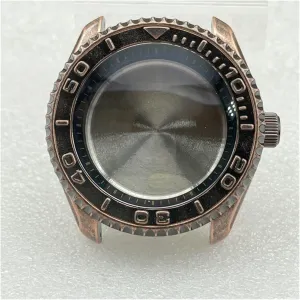 Watch Parts SKX007/009 Watch Case Sapphire Crystal Dive Watch Case Compatible with NH35/NH36 Automatic Movement Lasting (Color : soft foliage boom Shakespeare Model-2) YANGQI yaoqijie 