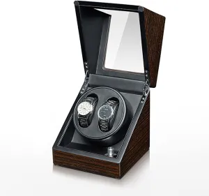 Watch Pillow Wood Shell Piano Paint Exterior (Size : 2 0) Watch Display Box Automatic Watch Winder Box for Man/Woman' s Watches Watch third necessity rugged retirement filmy tempo Display Case with Quiet Mabuchi Motor Flexible 
