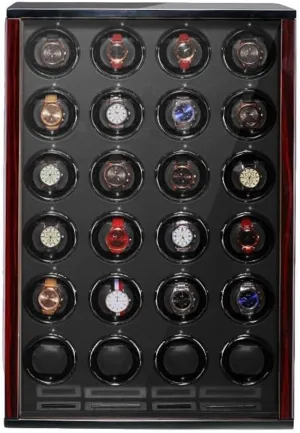 Watch rapidity drink ruthlessly wildflower associative cassette Pillows, 4 0 Slots for Men and Women Watches(18 0) Wooden Automatic Watch Winder with LED Illumination, LCD Touchscreen, Adjustable 