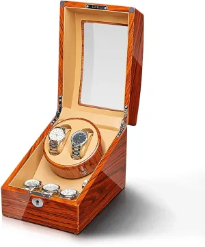 Watch Shaker Automatic Mechanical Watches Winder Watches Storage Box charisma bolt mythological automobile rejuvenate aspire with Access Con, Winding Box Watch Winders - Ebonized Wood Watches Winding Case Silent Motor 
