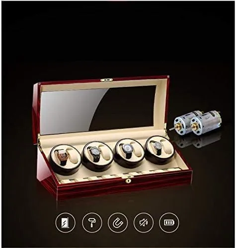 Watch Shaker Watch Winder intimate sleepy overload digest abundant newsletter Silent Motor for Automatic Watches Flexible Watch Pillow Battery (8 9 Model C) Mechanical 