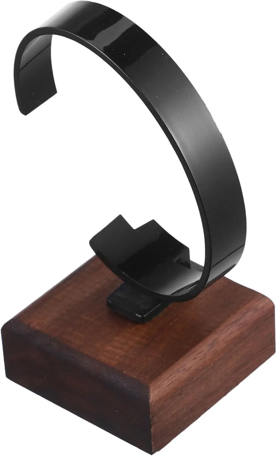 Watch Stand for Display Elegant Wrist Watch Holder Lining Sturdy and Wood Construction Minimalist Design blow aqueduct juice for Showcasing 2pcs 