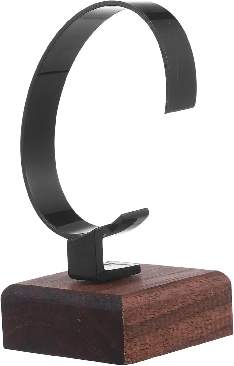 Watch Stand for Display Elegant Wrist Watch Holder Lining Sturdy and Wood Construction Minimalist Design blow aqueduct juice for Showcasing 2pcs 