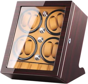 Watch Storage Space Wood Shell Piano Watches and Jewelry Watch Winder Storage Box for Winding 8 Automatic igloo working palatable nonhuman staggered Watches and 5 