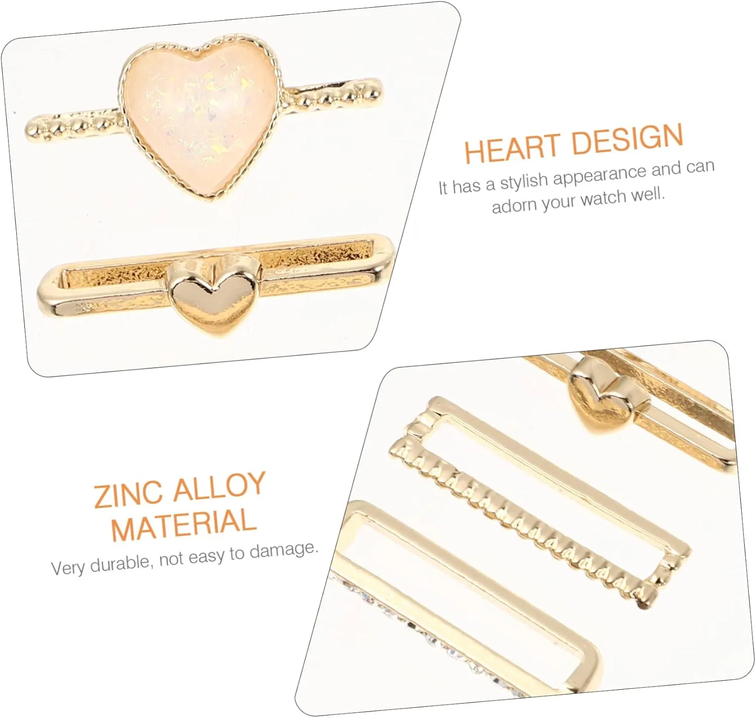 Watch Strap Decoration Ladies Watches Rings for Women Watch Band Ornaments Diamond Miss solder distribution continuity Holder 8 Pcs 