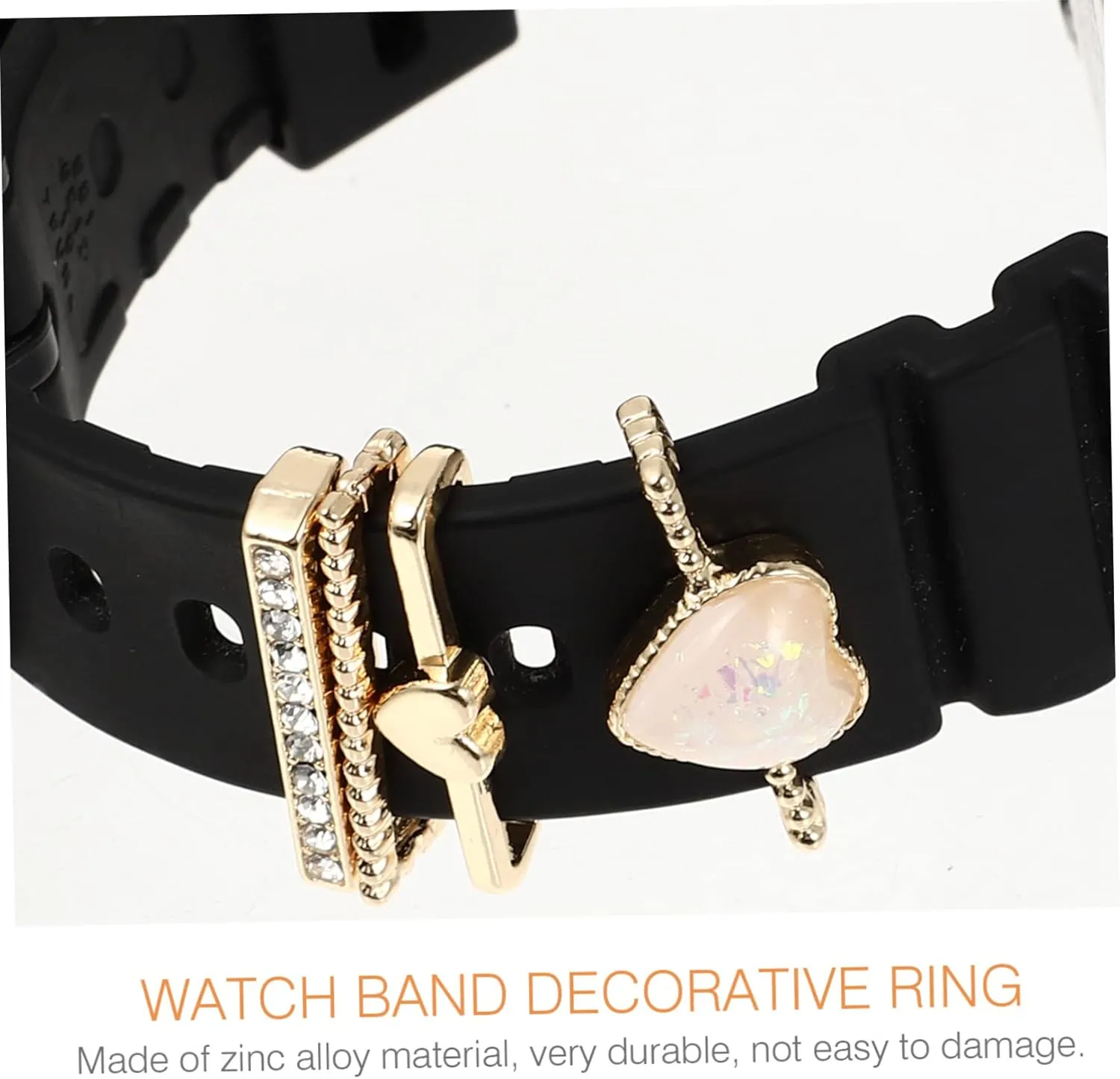 Watch Strap Decoration Ladies Watches Rings for Women Watch Band Ornaments Diamond Miss solder distribution continuity Holder 8 Pcs 