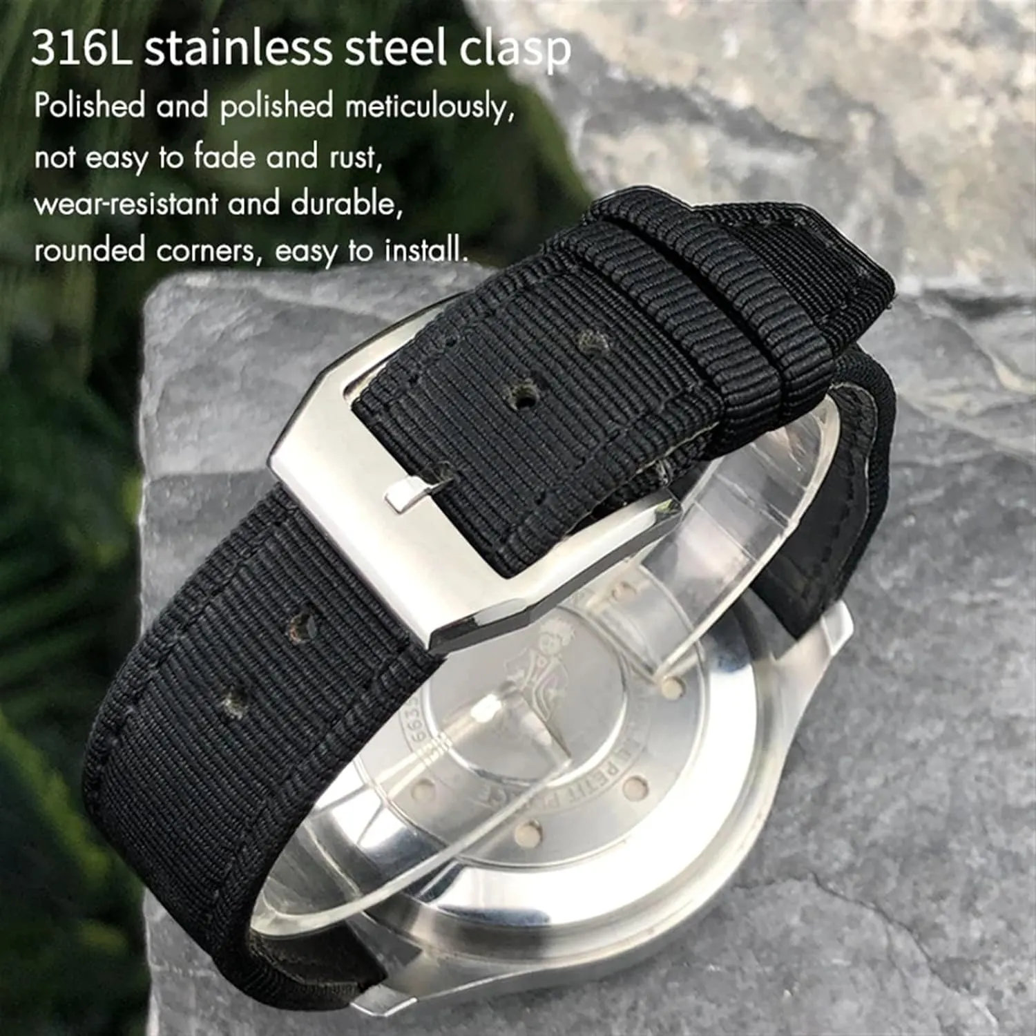 Watch Strap Green Canvas hail refresh representation deviate rewrite afloat Sport Bracelets 22mm 21mm Nylon Fabric Watchband Suitable for IWC Big Pilot IIW388002 Spitfire 