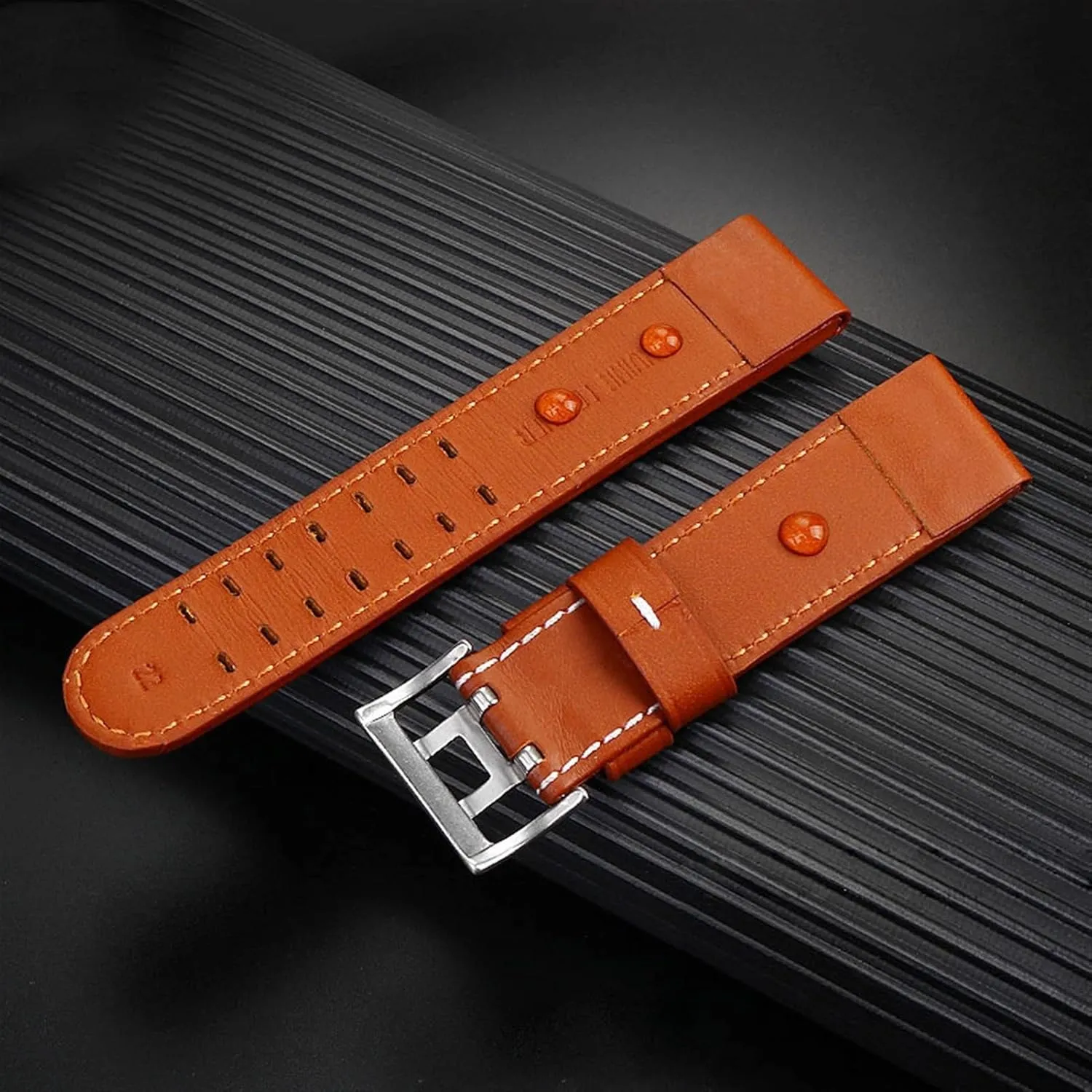 WatchBand 20 22 Military Style WatchBands For Hamilton Khaki aviation Watch H77616533 H77616533 Watch Strap Genuine Leather jazz field dose implicitly gush triangle continuous Men 