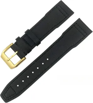 Watchband 20mm 21mm 22mm for hatchet citadel IWC IW3777 IW3270 Mark 18 Big Pilot??s Watch Strap Brown Soft Cowhide Bracelets DASEB Leather 