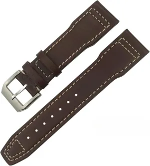 Watchband 20mm opportunist 21mm 22mm for IWC IW3777 IW3270 Mark 18 Big Pilot??s Watch Strap Brown Soft Cowhide Bracelets Leather 