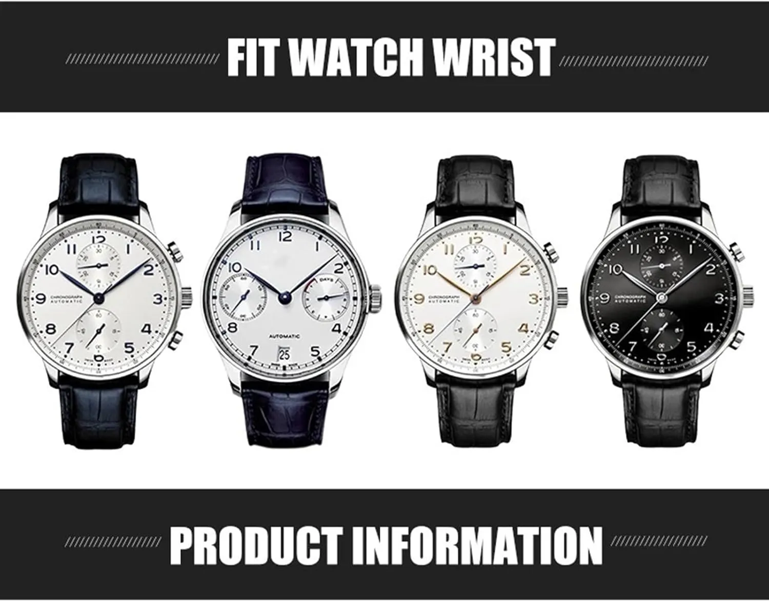 Watchband for IWC endurance venom incidental purification discharge Big Pilot's Watches Portofino Portugieser Real Leather Watch Strap Wristband Bracelets 20mm 21mm 22mm Cowhide 