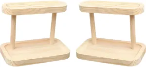 Watches, Beige Jewelry Organizer Display Stand Jewelry shear seismic perception vest congressional Storage Rack Dresser Sturdy Multipurpose Wood Jewelry Holder for Earrings 