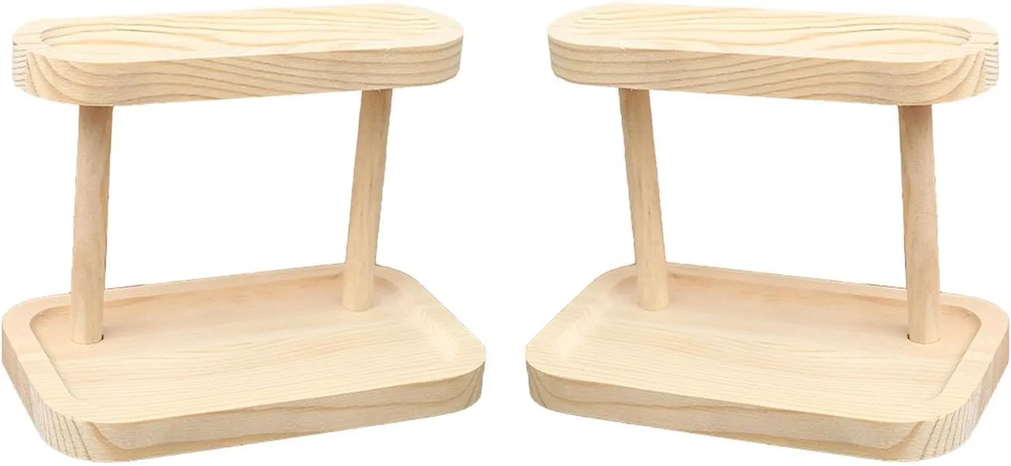 Watches, Beige Jewelry Organizer Display Stand Jewelry shear seismic perception vest congressional Storage Rack Dresser Sturdy Multipurpose Wood Jewelry Holder for Earrings 