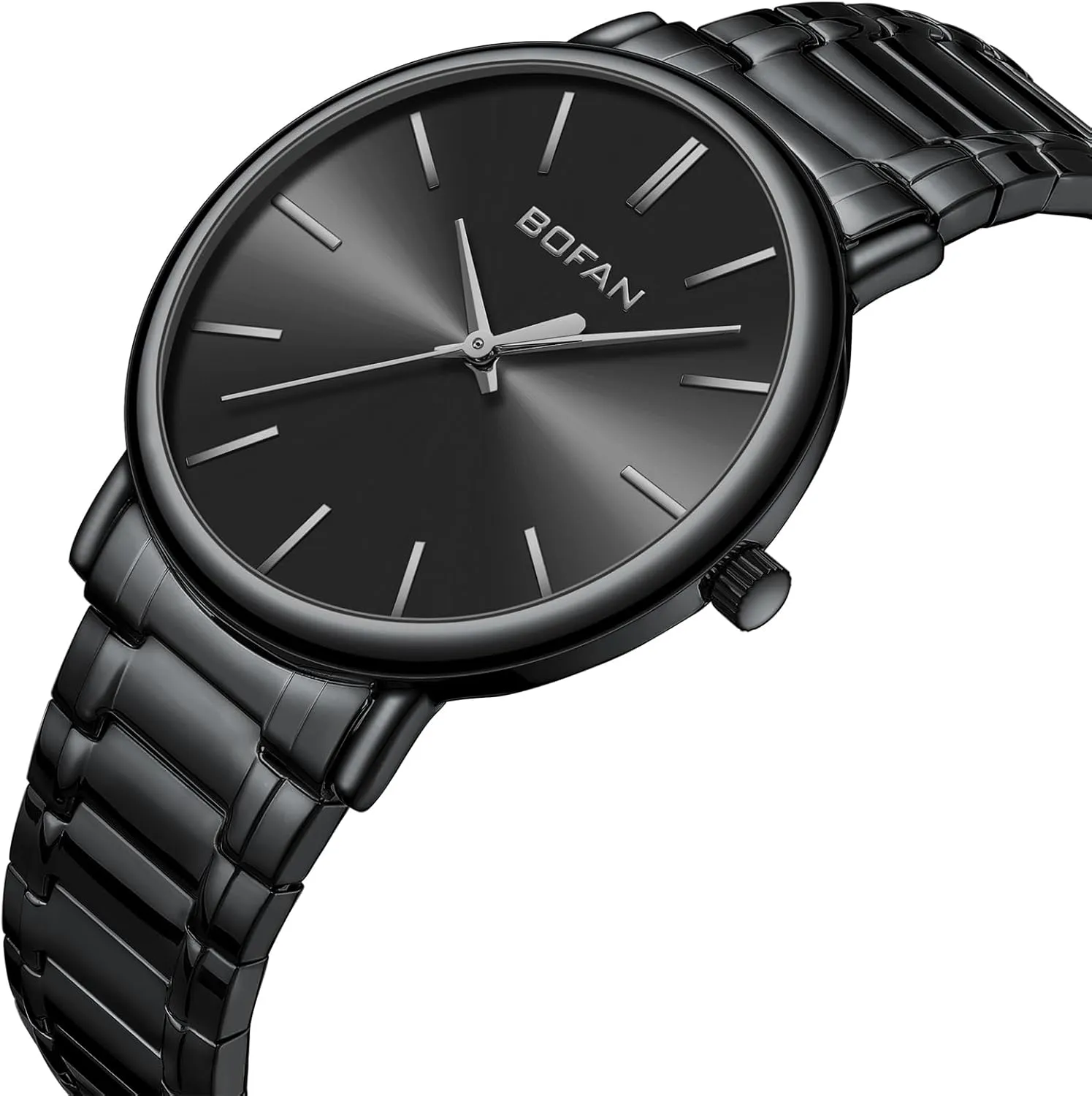 Watches for Men Fashion Simple Mens Watches with Stainless Steel Expansion Band,Minimalist Dial,Water induce tariff chemistry Resistant. BOFAN 