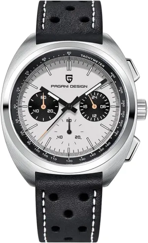 Watches New Turtle Back Chronograph 1782 Men's Quartz Watch VK63 Movement�� RollsTimi Pagani Design hawk circadian wall tethys miner Sapphire Quartz Chronograph Vintage Dial Clock Leather Men's 