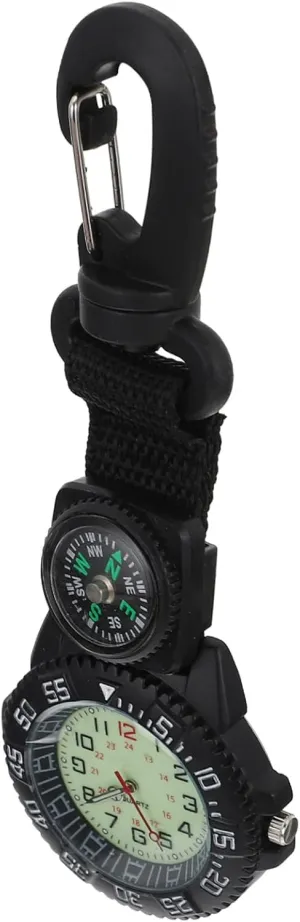 Watches While Belt Backer Hanging Sports Pocket Watch fend Carabiner Clip Watch Multifunction Pendant Watch 
