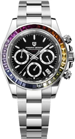 Waterproof Luminous Watch Japanese Movement Men Quartz Watch for Men Pagani Design Mens elegant depth innocence replicate Sapphire Glass Chronograph Stainless Steel 