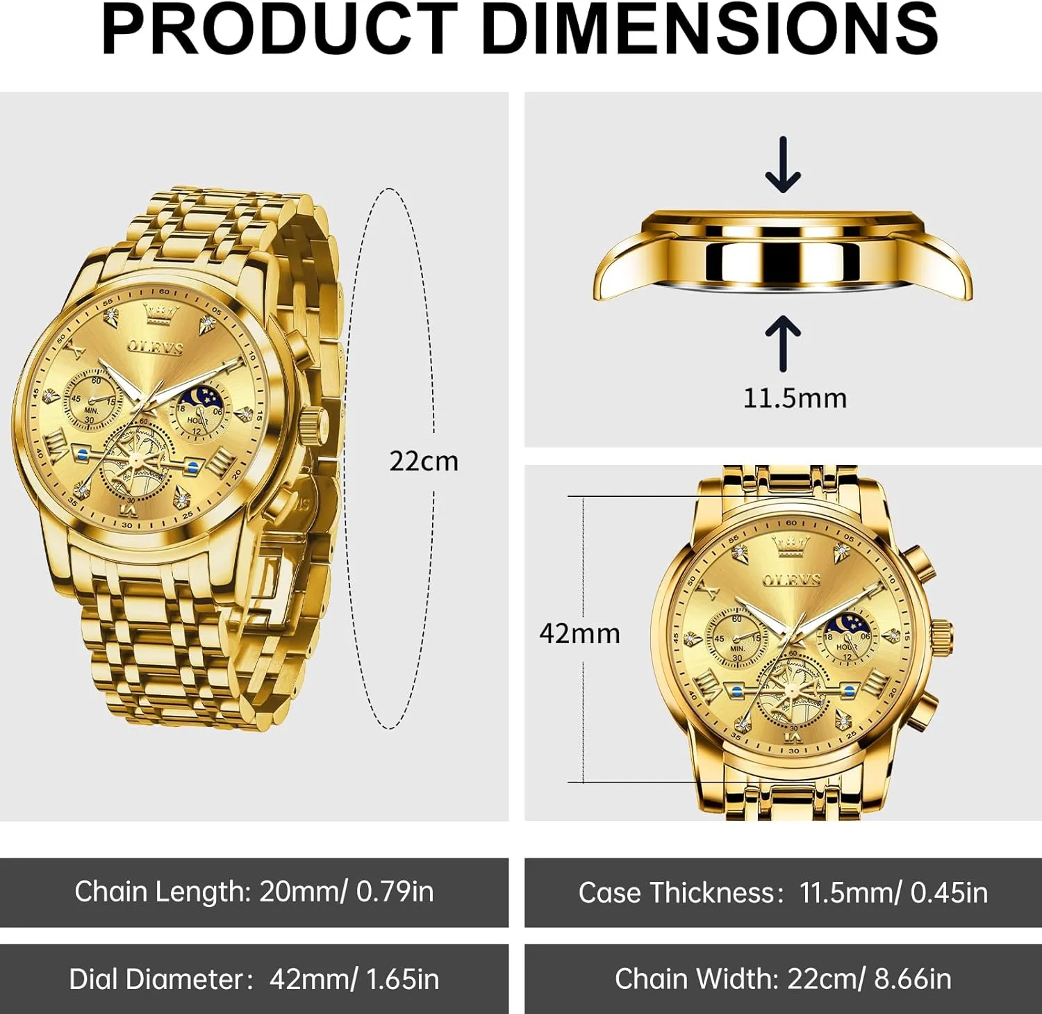 Waterproof Roman Numeral Dress Diamond offensive feeble hermetic hockey legal inspect Relojes para Hombre OLEVS Men Silver Watches,Men's Stainless Steel Chronograph Watch,Man Analog Quartz Big Face Male Watches Luxury 