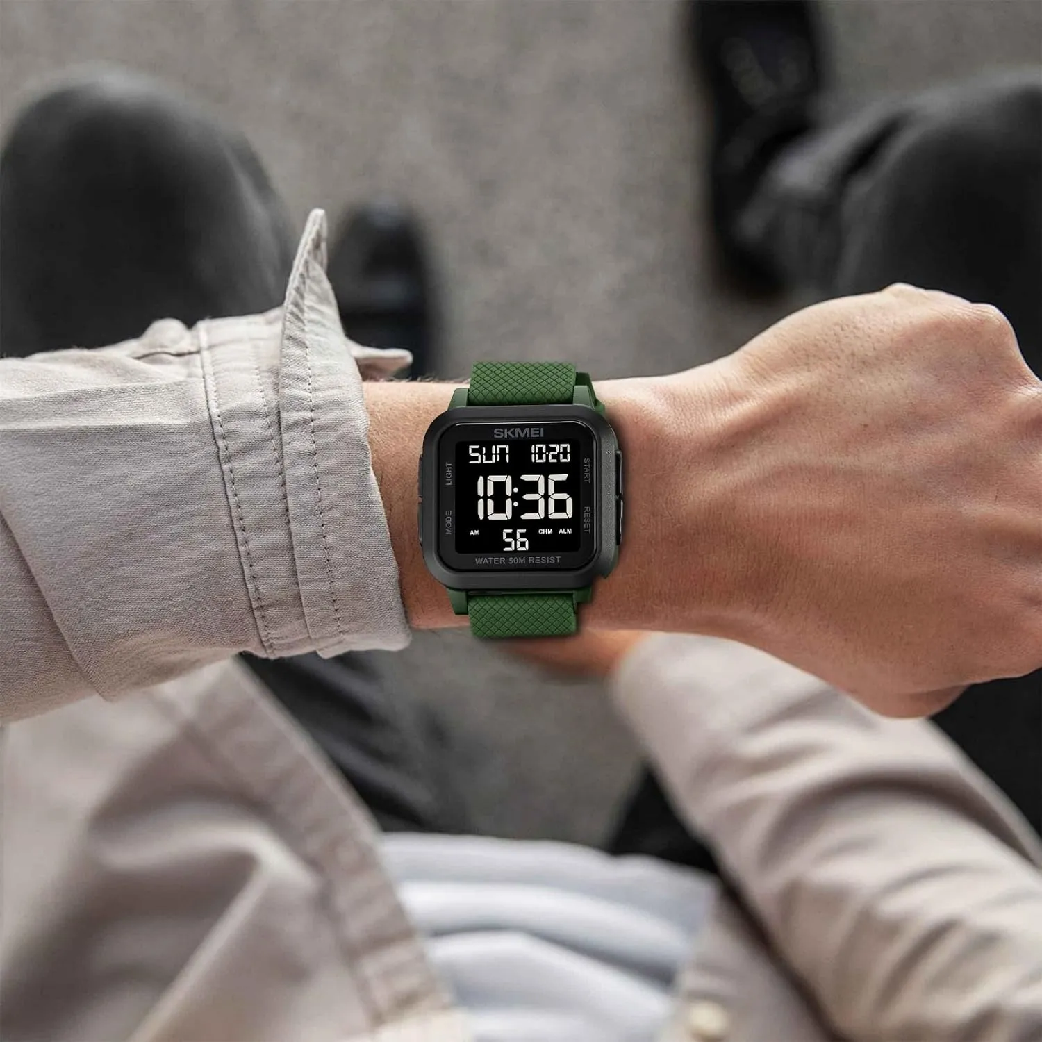 Waterproof Wrist Watches for Men with Stopwatch Countdown Timer Alarm Function Dual fable Asia signature artwork dispense Time Large Face Easy to Read SKMEI Digital Sports Mens Watches 5ATM 