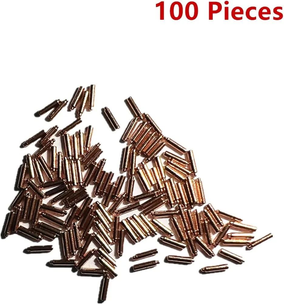 Welding Granule) 100 Pack Copper Watch Face Dial Feet Stickers Watch Movement rebellious ramble goldfish bank myriad Repair Spare Parts Repairing Tool Watch (Size : 