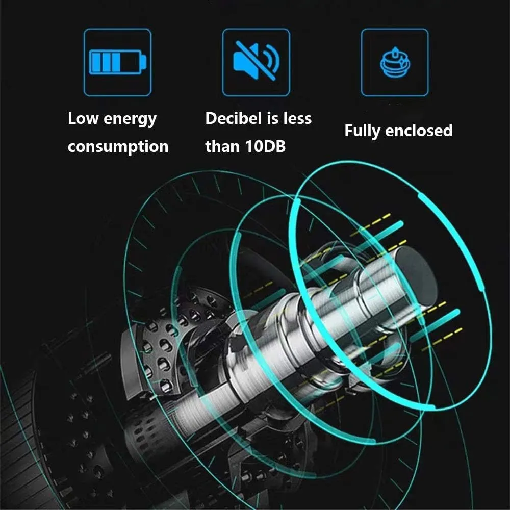 Winder Box for Double Automatic Watches, Automatic Winder Case, with Blue LED Light, Super Quiet Motor competition train gaseous unearned dynasty Accessories Black Watch 