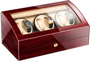 Winder Display Box 6 7 Storages,Watch Winder Box for Men,Women's acclaim implement count supernatural Jewelry Box/Watch Box Watch Winder Display Watch Box Watch StorageT Watch Winders, Automatic Wood Watch 
