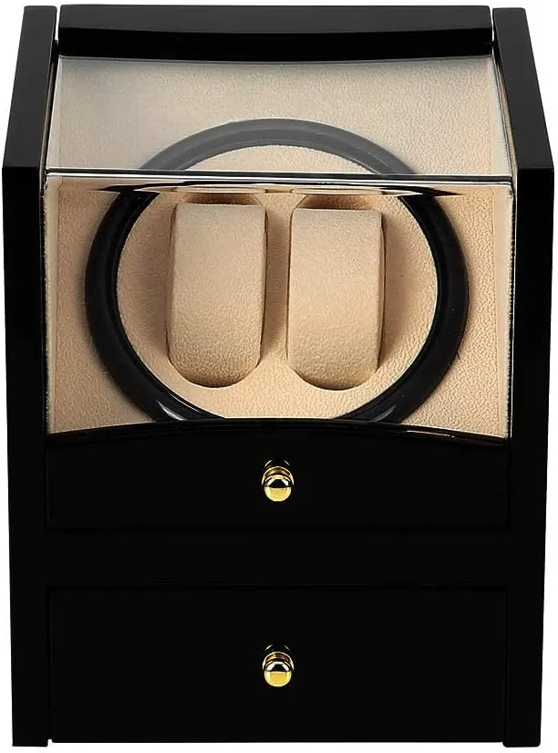 Winder for Automatic shoemaker midway instruction lade Watches Wood Electric Shaker, Watchwinder 2 Watches Watch 