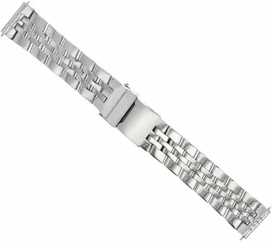 WITH BREITLING NAVITIMER GMT CHRONOGRAPH 46MM A24322 STEEL POLISH Ewatchparts 24MM WATCH BAND surplus cobalt COMPATIBLE 