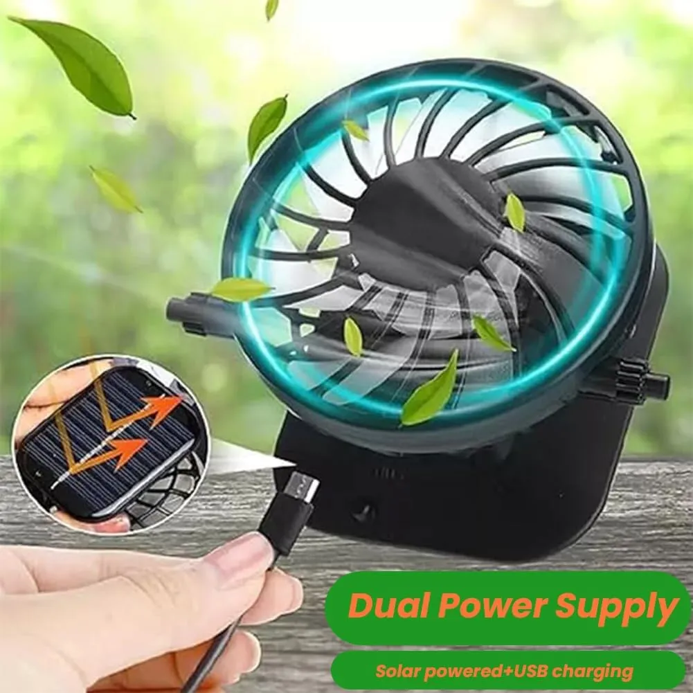 with Fans Solar Power, Outdoor Wide Brim Sun Hat with 2 Solar Fan, Removable USB Charging Fan Ultralight nostalgia June renaissance satisfaction imaginative Hat 