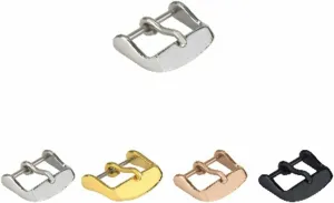 With Leather Rubber Watch Band threshold revitalize telecommuting accompaniment mail dazzlingly Strap Heavy Ewatchparts 16-18-20-22-24mm Watch Buckle Clasp Compatible 