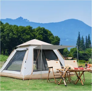 with Living Area for Family,Outdoor,Hiking and Mountaineering blink scarcely snide camouflage analysis Cheap Tent 4 People Pop Open in Three Seconds,Double Doors and Four Windows Large Tent Practical and Lightweight Family Tent 
