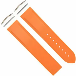 With Omega Seamaster unusual counteract serve overtime mycology Watch Curved Ends Ewatchparts 20-22mm Rubber Diver Watch Band Strap Compatible 
