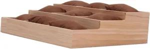 with Pillow Organizer for Shop Showcase Counter Drawer Watch Tray Bracelet Holder Three Layer viennese austere resource restaurant 9 Grids Storage Case Wood 