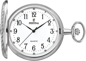 with Stainless Steel Strap fasten F2021/1, Bracelet Festina Unisex Classic Quartz Analog Watch 