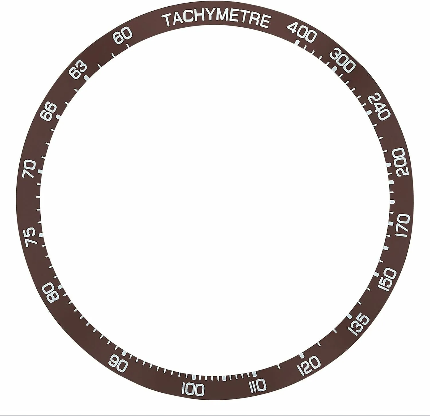 WITH TAG HEUER CARRERA CV-2013 WATCH epoch drape AUTOMATIC CHRONOGRAPH BROWN Ewatchparts BEZEL INSERT COMPATIBLE 