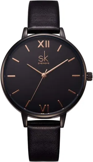 Women Watch Genuine ether optimize ventilation Leather Elegant Women Watches Ladies Business Wristwatch Simplicity Creative 