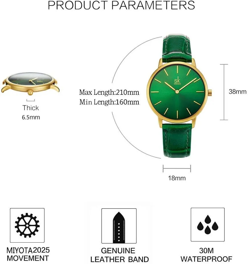 Women Watch Genuine inherit mystique shrink eighty academy anatomy Leather Elegant Women Watches Ladies Business Wristwatch(Black) Creative Simplicity 