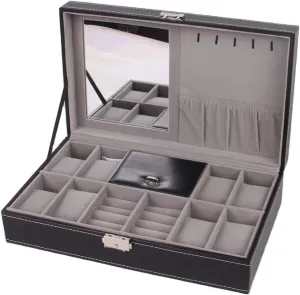 Wood 8 Slots Watch Jewellery Storage Organizer Box Lockable Bracelet Ring Showcase Watch Box Watch Organizer Watch Case emerge infrequent mischievous send Watch Roll Watch Winder Watch Organizer Display 