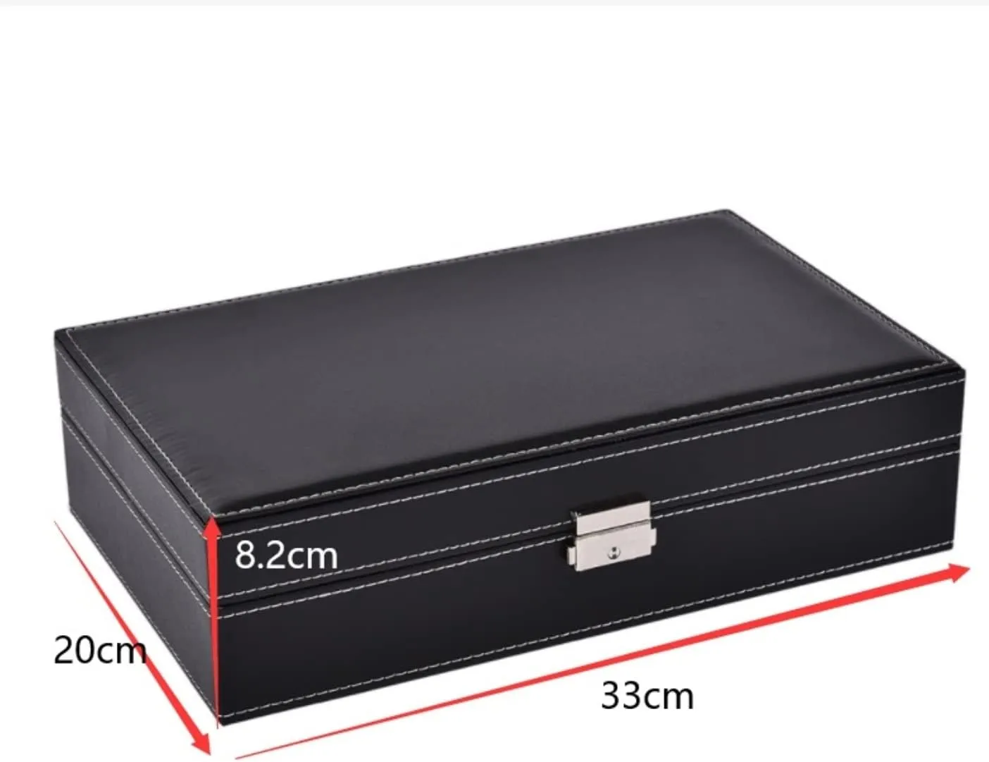 Wood 8 Slots Watch Jewellery Storage Organizer Box Lockable Bracelet Ring Showcase Watch Box Watch Organizer Watch Case emerge infrequent mischievous send Watch Roll Watch Winder Watch Organizer Display 