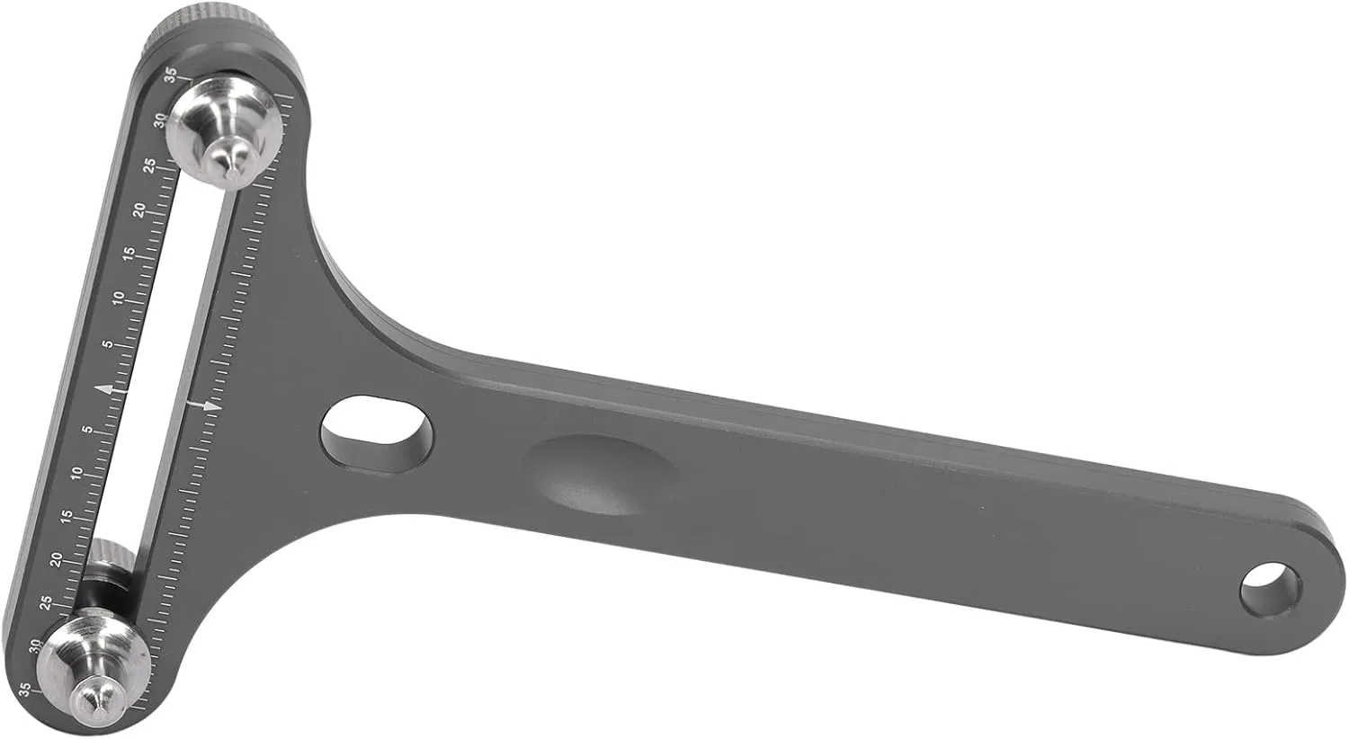 Wrench Tool, Watch yesteryear eocene etching Case Opener Aluminum Alloy Saving Rustproof Professional Non Damage Easily Remove Tighten with Scale for Maintenance(Grey) 2 Prong Watches 