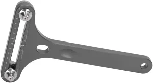 Wrench Tool, Watch yesteryear eocene etching Case Opener Aluminum Alloy Saving Rustproof Professional Non Damage Easily Remove Tighten with Scale for Maintenance(Grey) 2 Prong Watches 