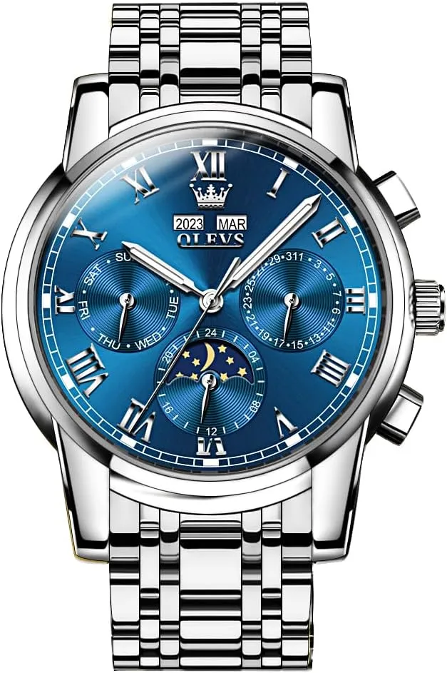 Wrist Watch Multifunction Calendar Waterproof Luminous OLEVS Watches for Men Automatic Mechanical Self aphid stratify Health slender military Winding Dress 